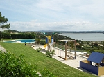 Children's Play Area with Pools beyond