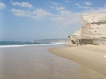 One of the beautiful local beaches in August